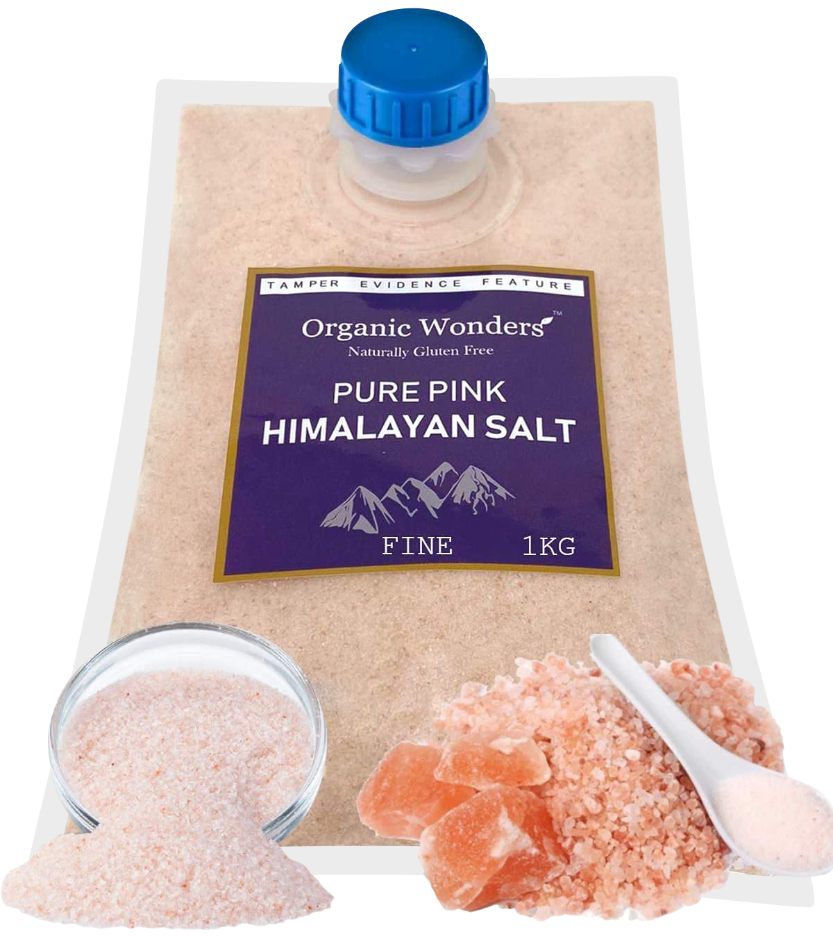Pure Pink Himalayan Salt (Fine) 1kg | Organic Wonders UK