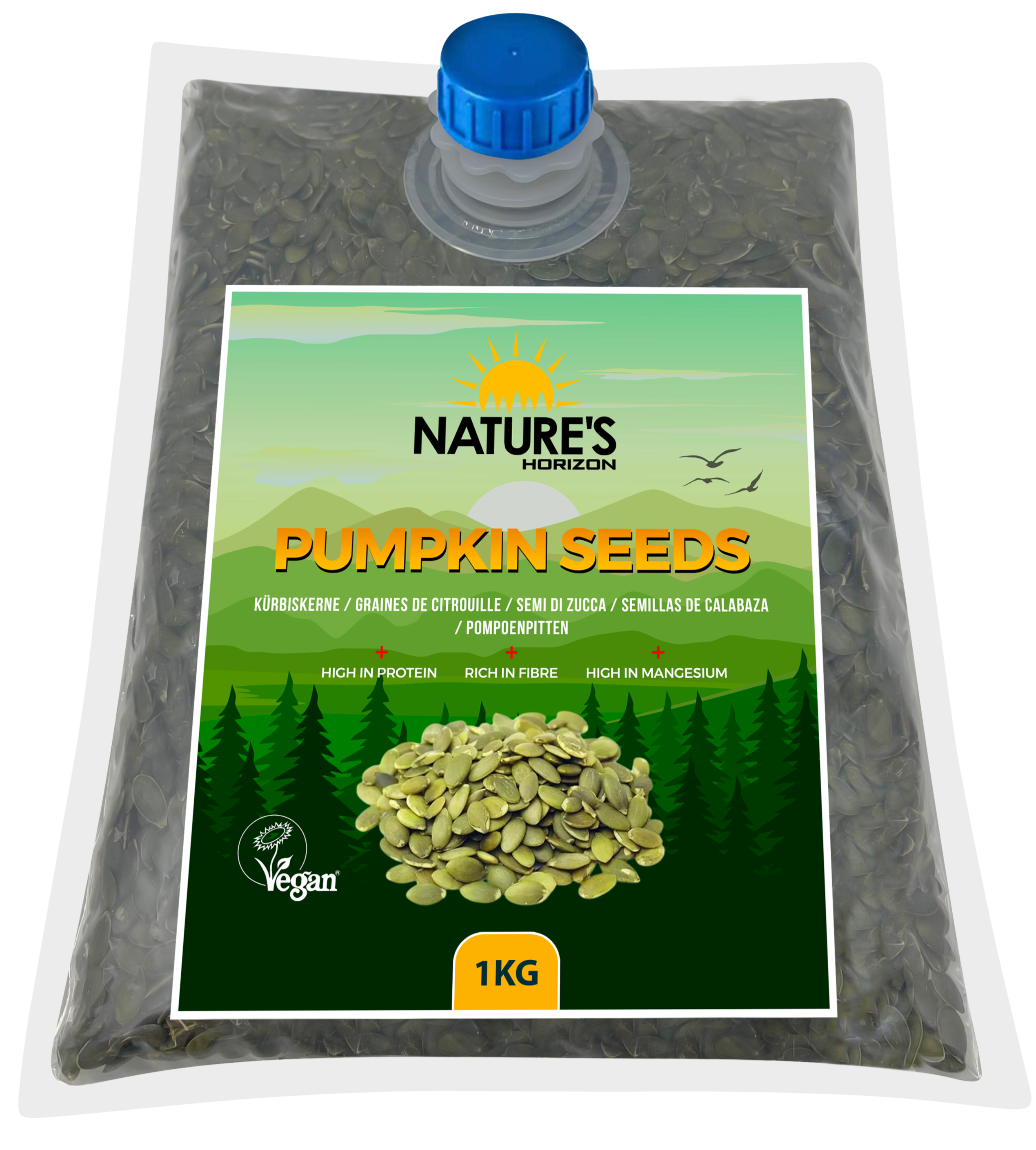 Pumpkin Seeds 1kg | Organic Wonders UK