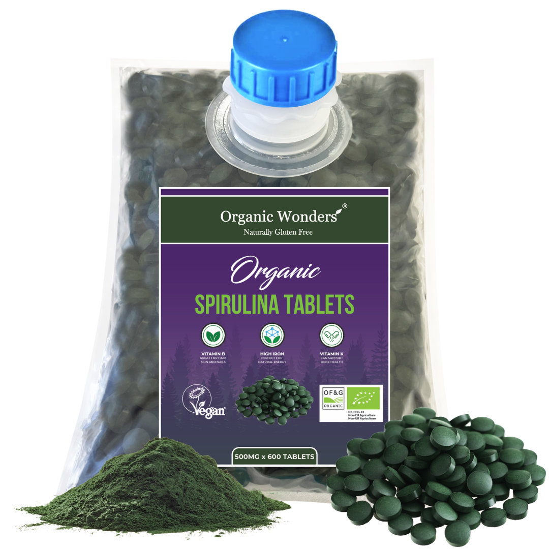 Organic Spirulina Tablets – 3-Month Supply for Vitality