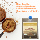 Organic Ground Flaxseeds – Nutrient-Rich Superfood 900g