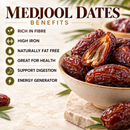 Organic Royal Saudi Medjool Dates 750g