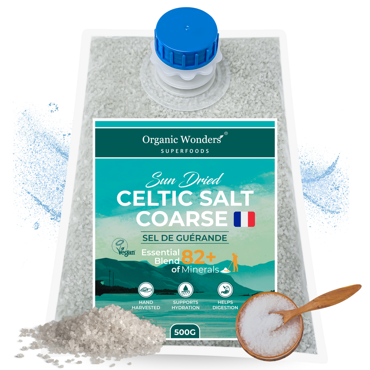 Celtic Sea Salt – Organic, Unrefined & Mineral-Rich 500g

