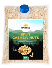 Split Cashew Nuts 1kg | Organic Wonders UK