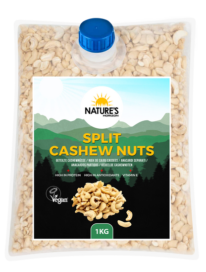 Split Cashew Nuts 1kg | Organic Wonders UK
