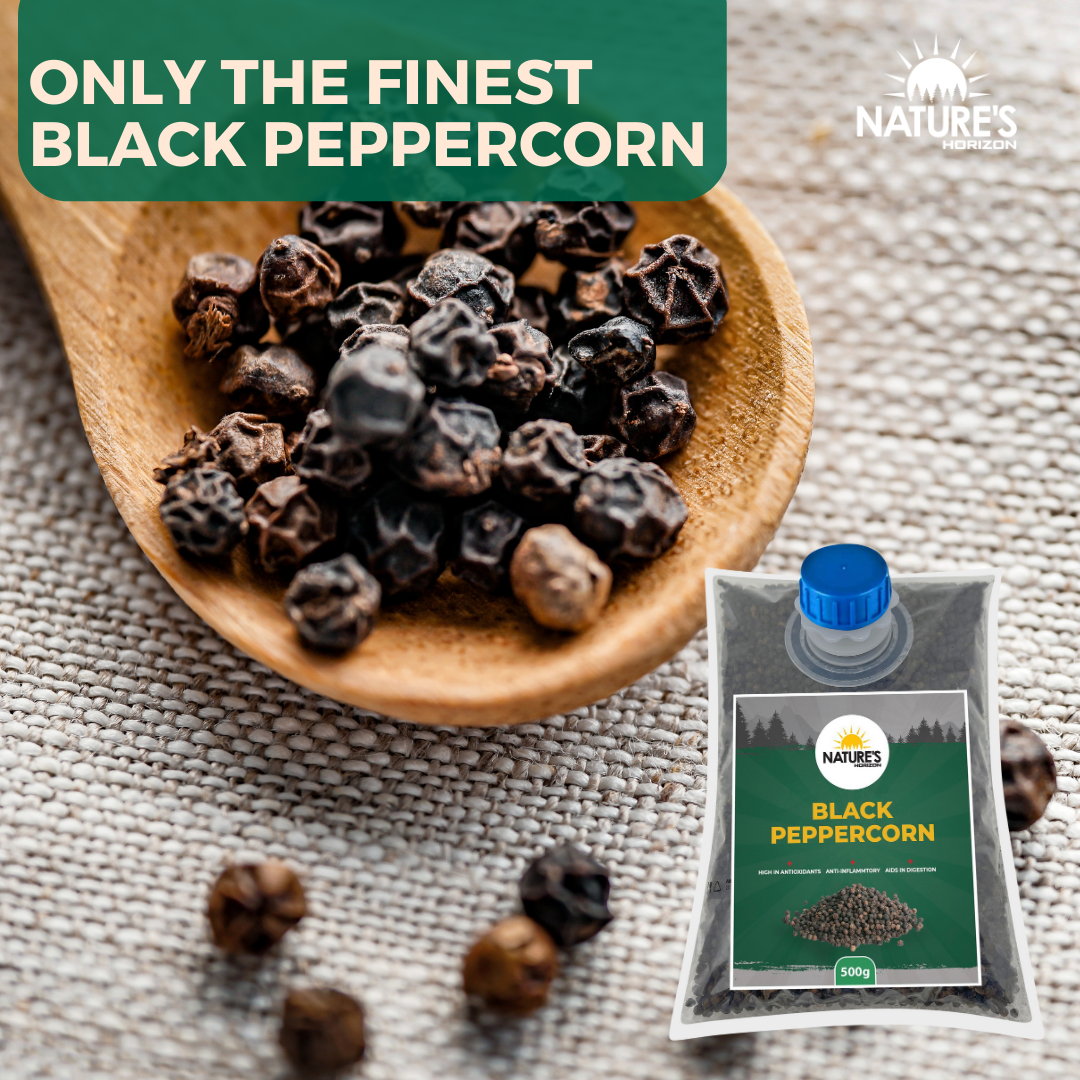 Whole Black Peppercorn 500g