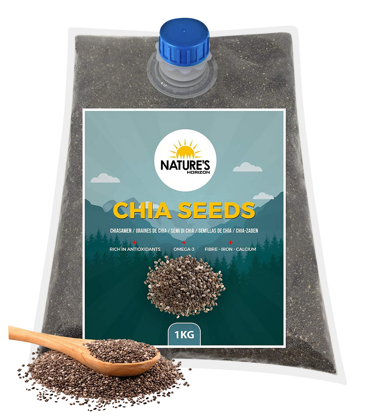 Chia Seeds 1kg | Organic Wonders UK
