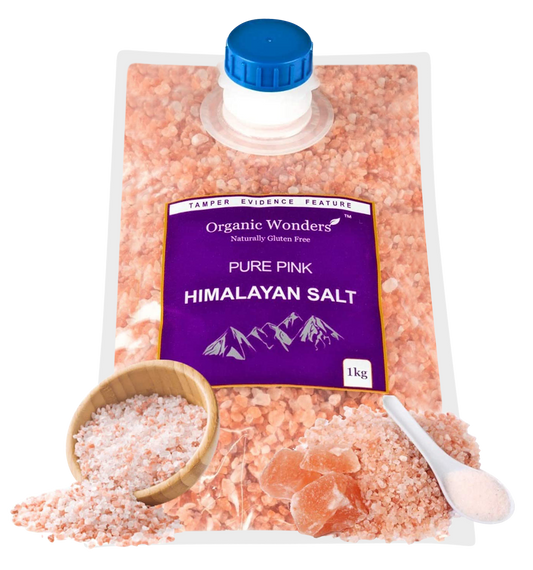 Pure Pink Himalayan Salt (Coarse) 1kg | Organic Wonders UK