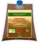 Organic Flaxseeds / Linseeds 1kg | Organic Wonders UK