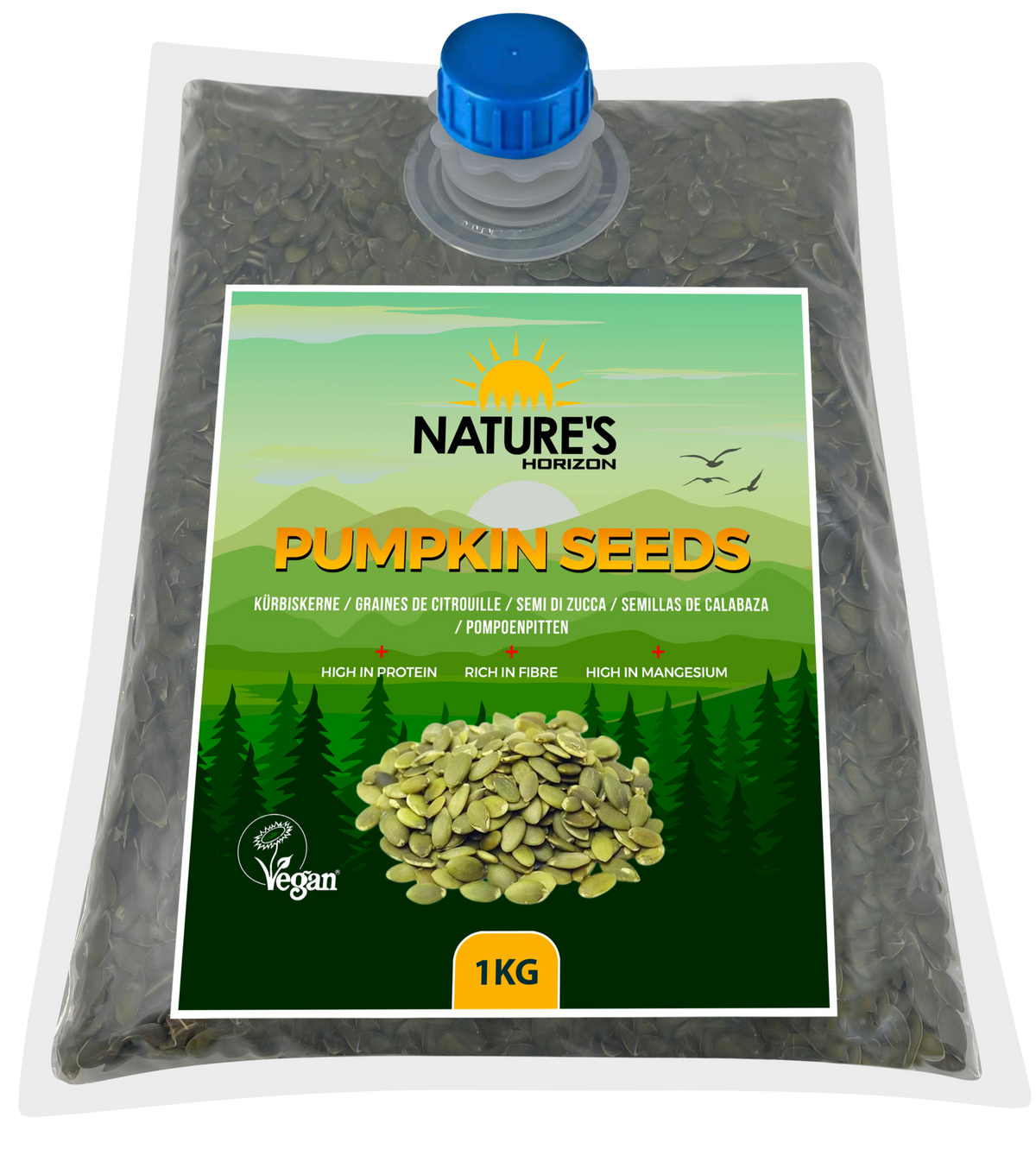 Pumpkin Seeds 1kg | Organic Wonders UK