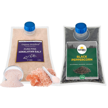 Himalayan Salt (Fine) 1kg & Pepper Bundle 500g